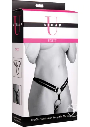 Strap U Unity Double Penetration Strap-On Harness