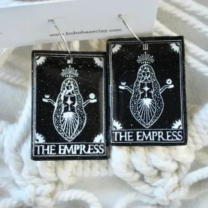 Tarot Card Hoop Earrings Major Arcana - The Empress