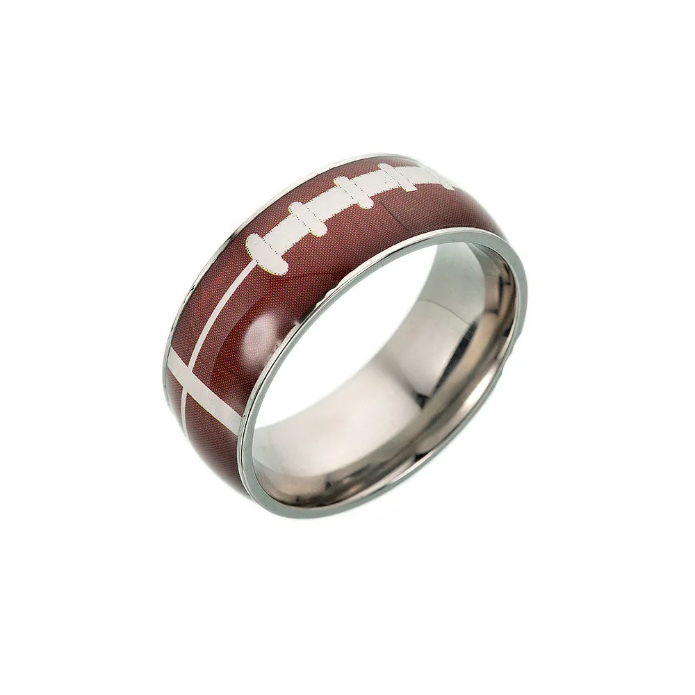 Titanium Steel Sports Ring Collection - Men's Wholesale Jewelry