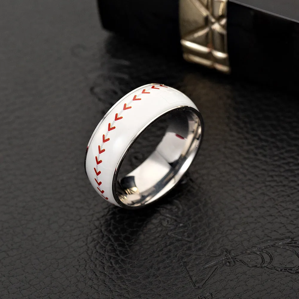 Titanium Steel Sports Ring Collection - Men's Wholesale Jewelry