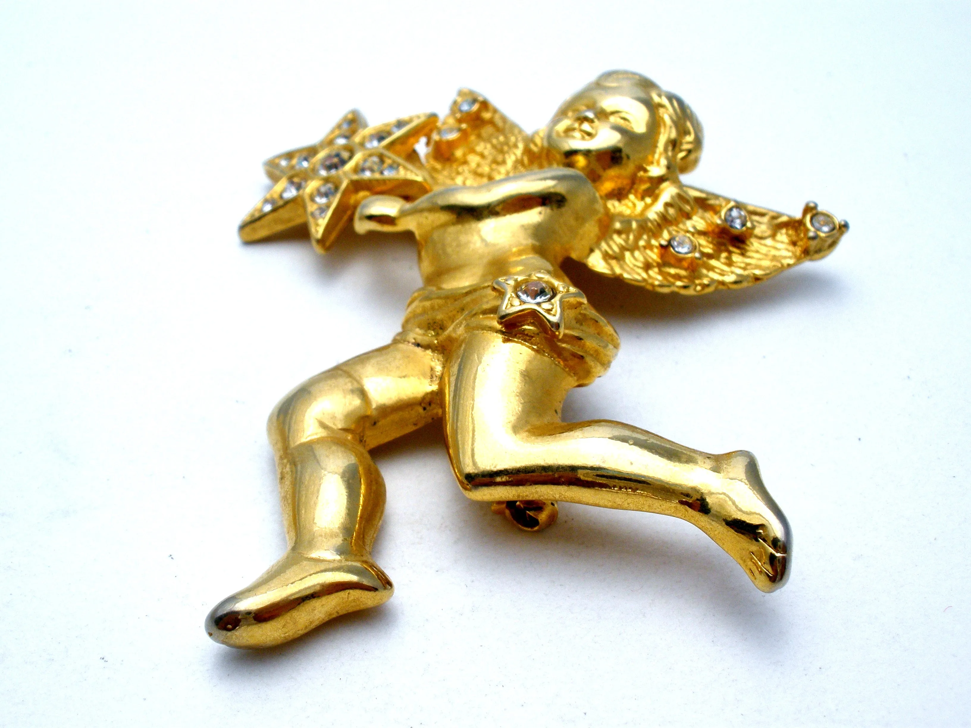 Vintage Angel Enhancer Pendant Brooch by RJ Graziano