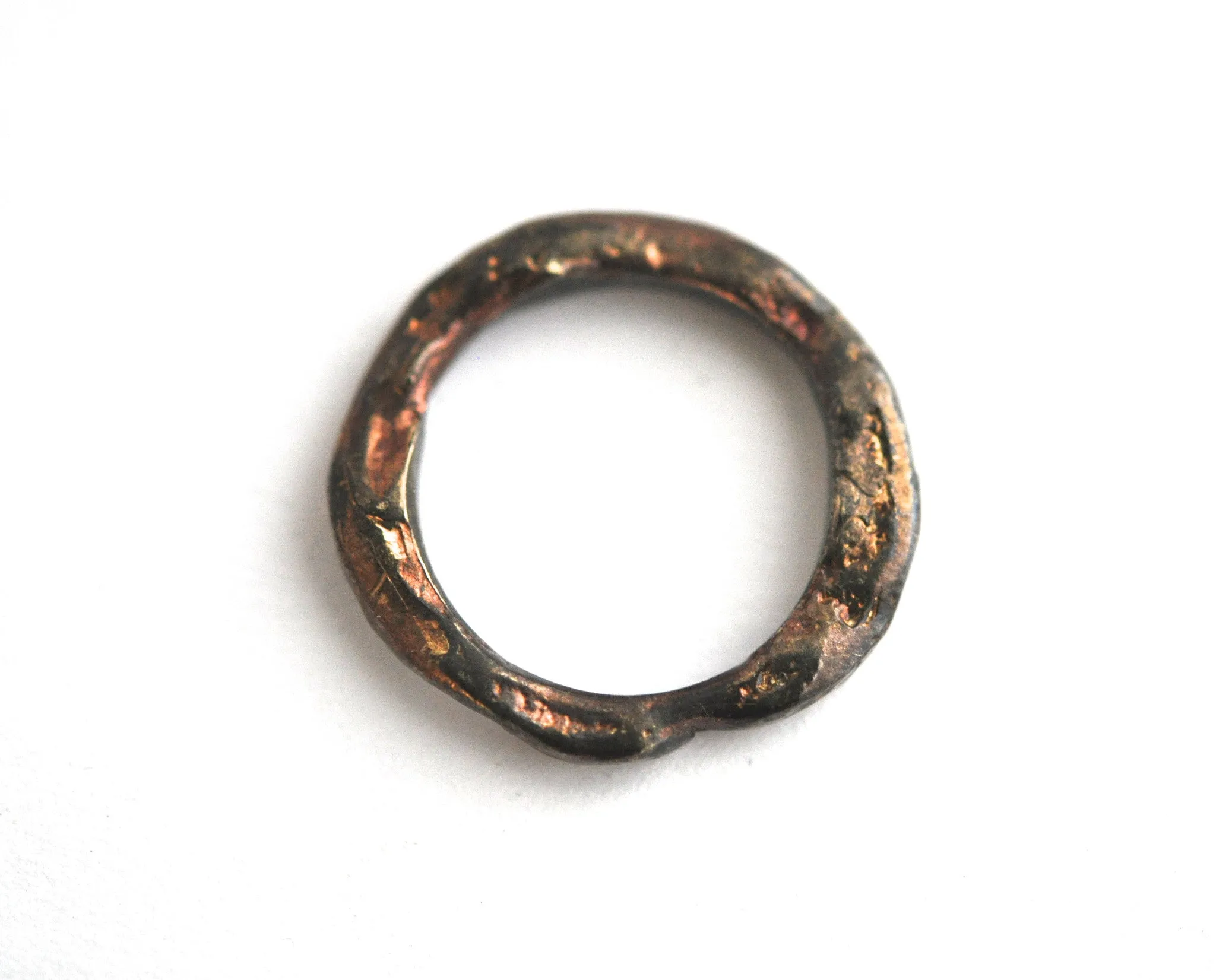 wholesale/ring/organic edge bone ring choice of metals