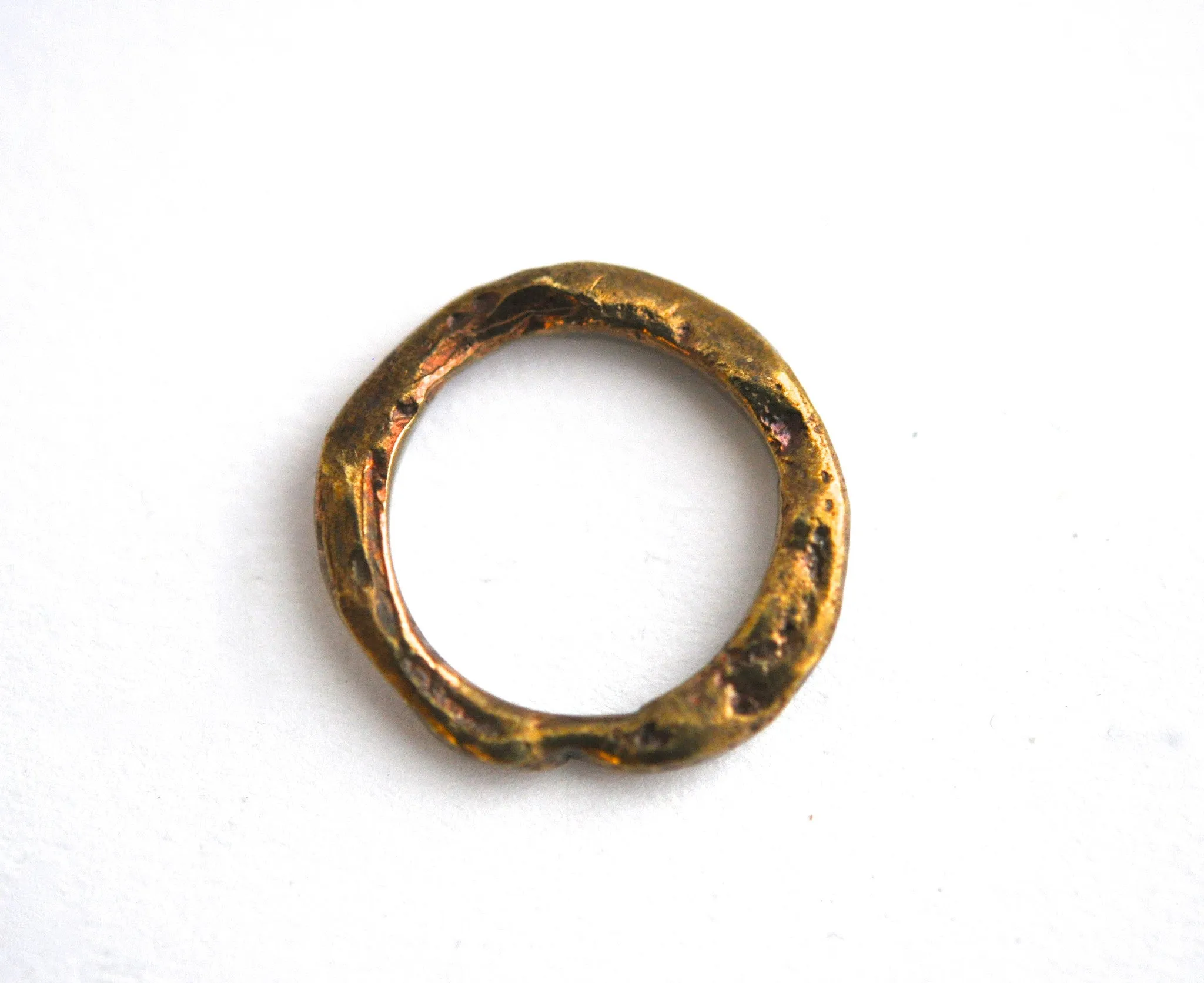 wholesale/ring/organic edge bone ring choice of metals