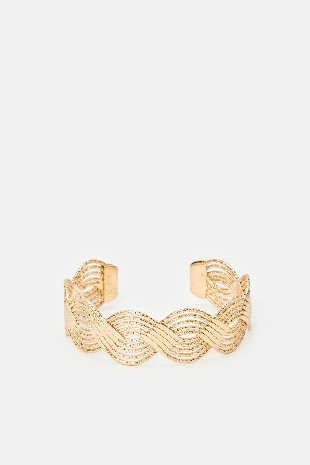 Women Gold Embellished Bracelet Cuff