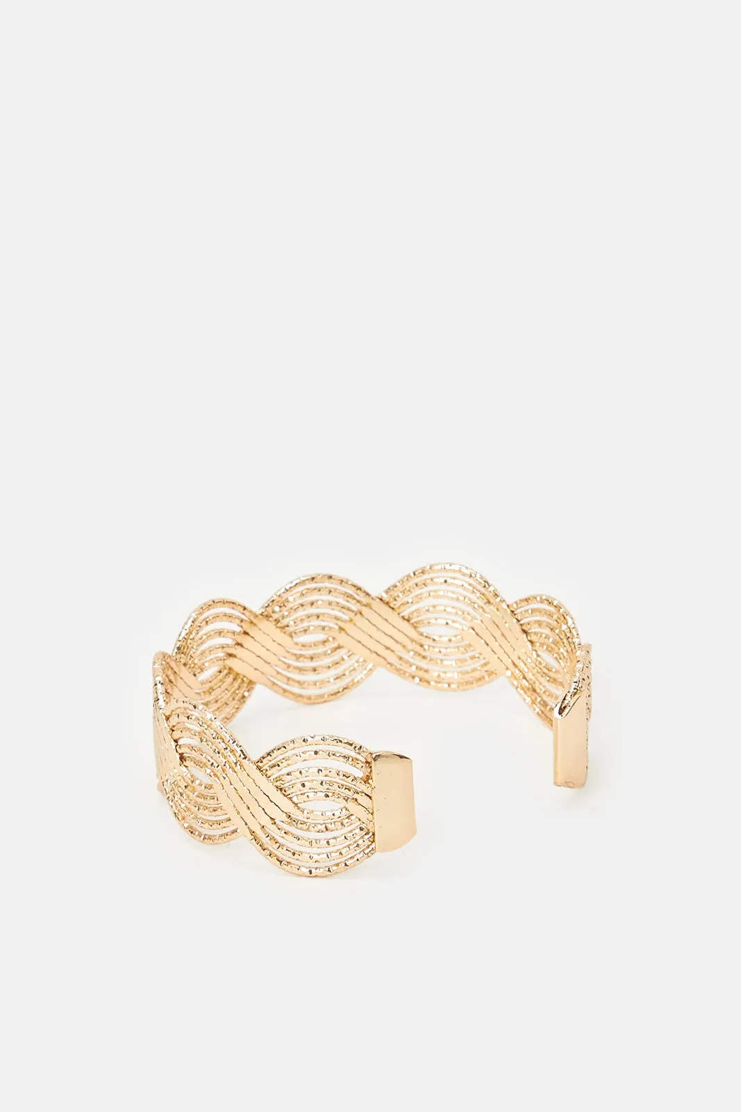 Women Gold Embellished Bracelet Cuff