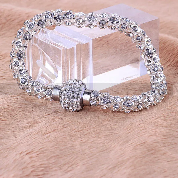 Women's Silver Crystal Bracelet Best Design Fashion Bracelets For Women