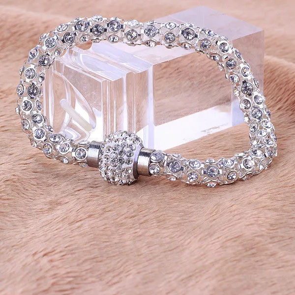 Women's Silver Crystal Bracelet Best Design Fashion Bracelets For Women